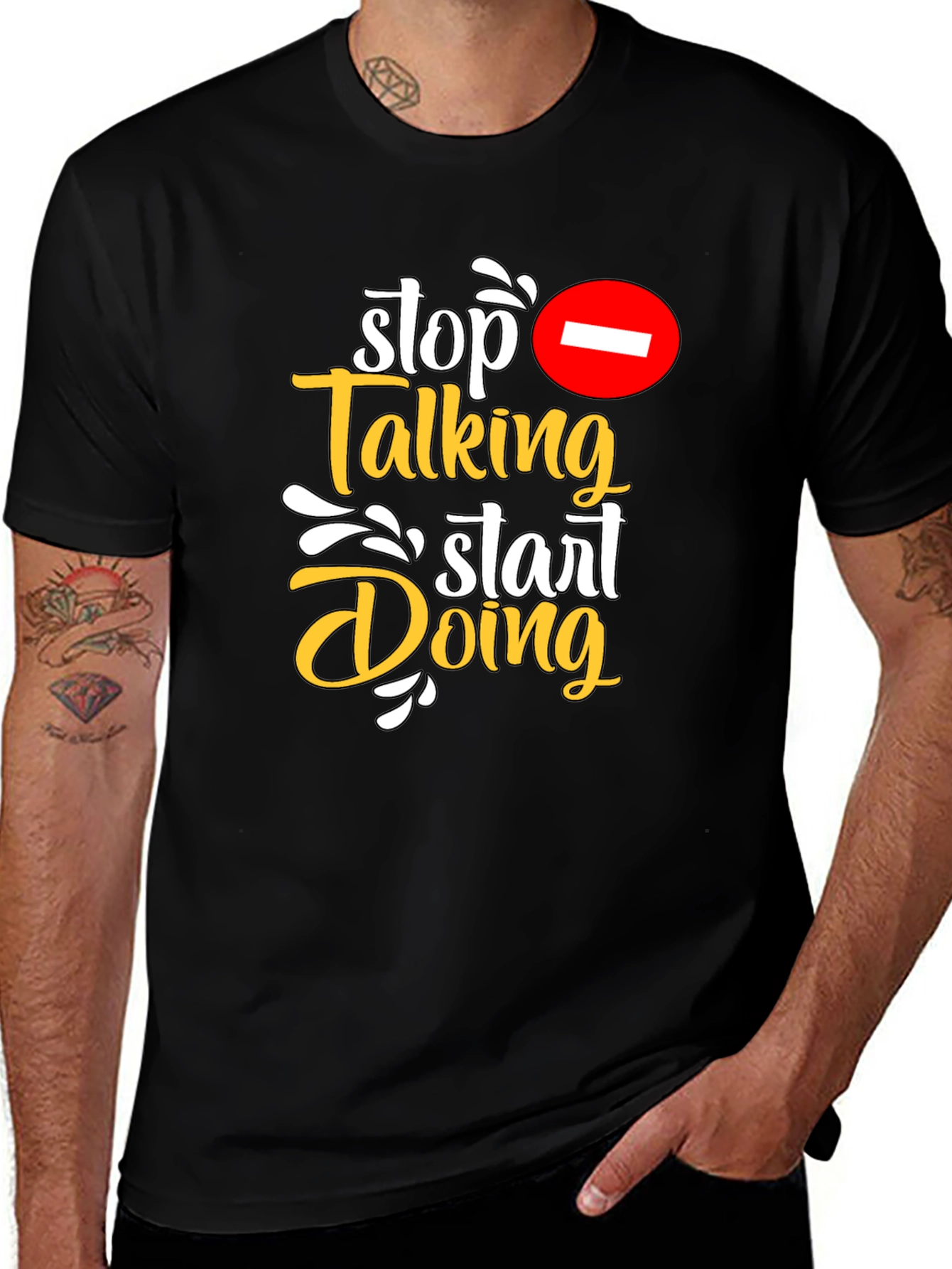 Stop Talking Start Doing Graphic Tee