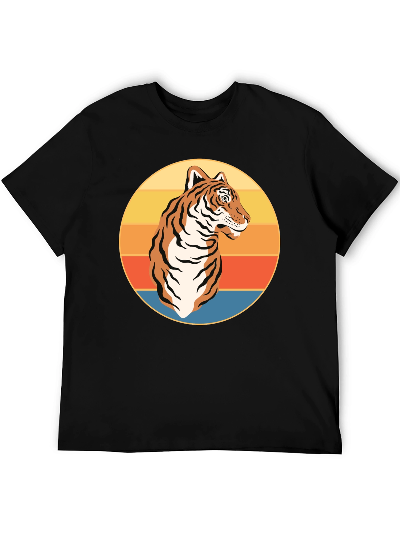 Retro Tiger Graphic T-Shirt
