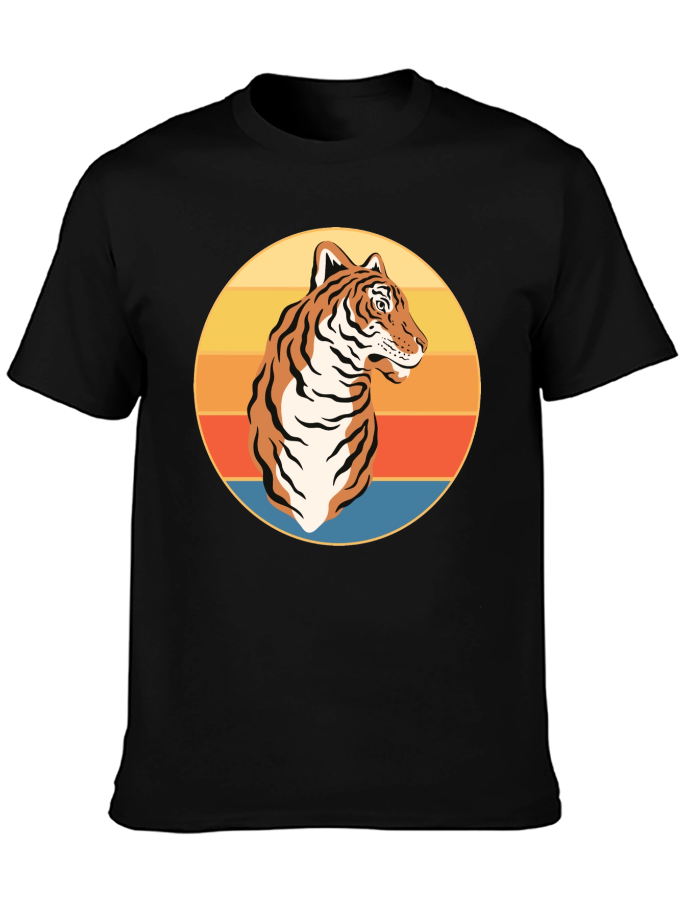 Retro Tiger Graphic T-Shirt