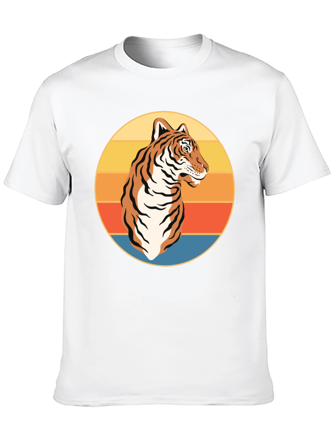 Retro Tiger Graphic T-Shirt