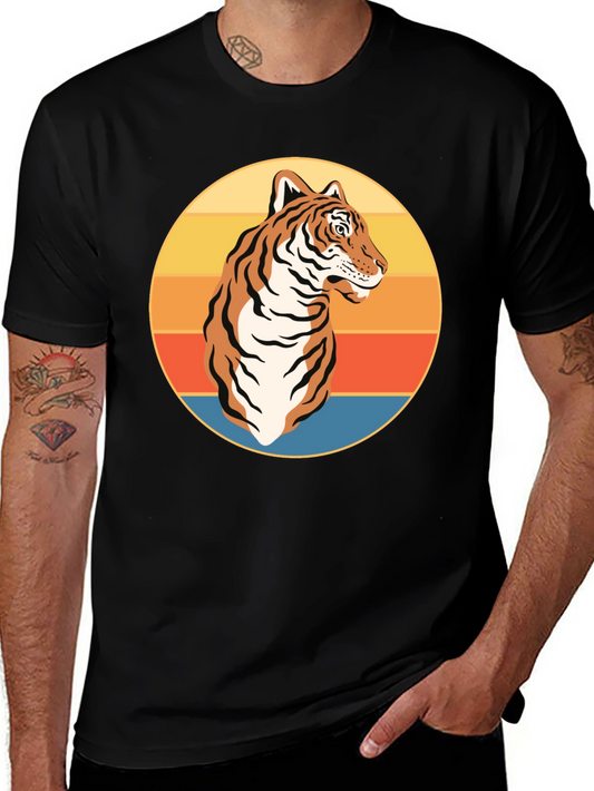 Retro Tiger Graphic T-Shirt