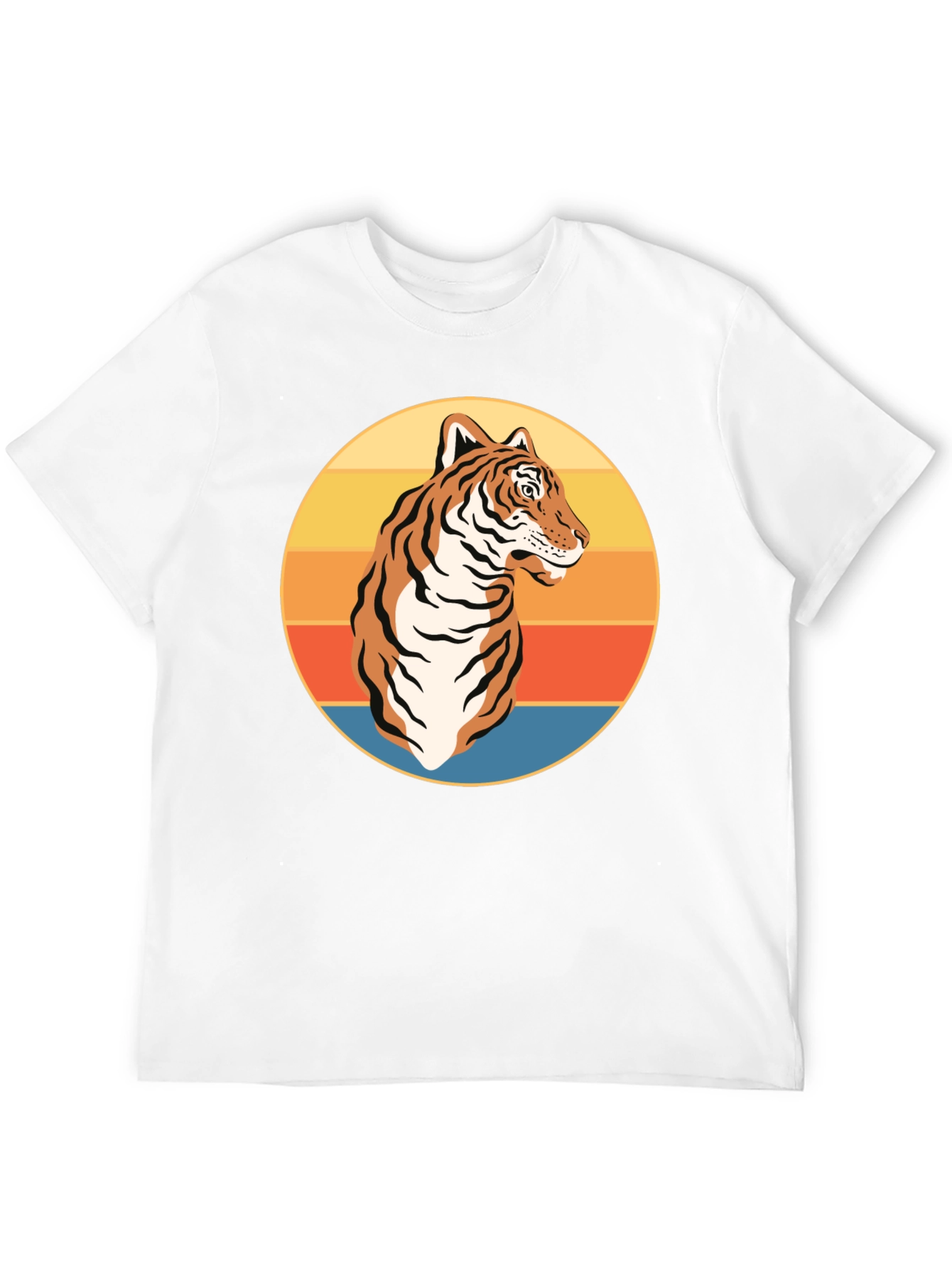 Retro Tiger Graphic T-Shirt