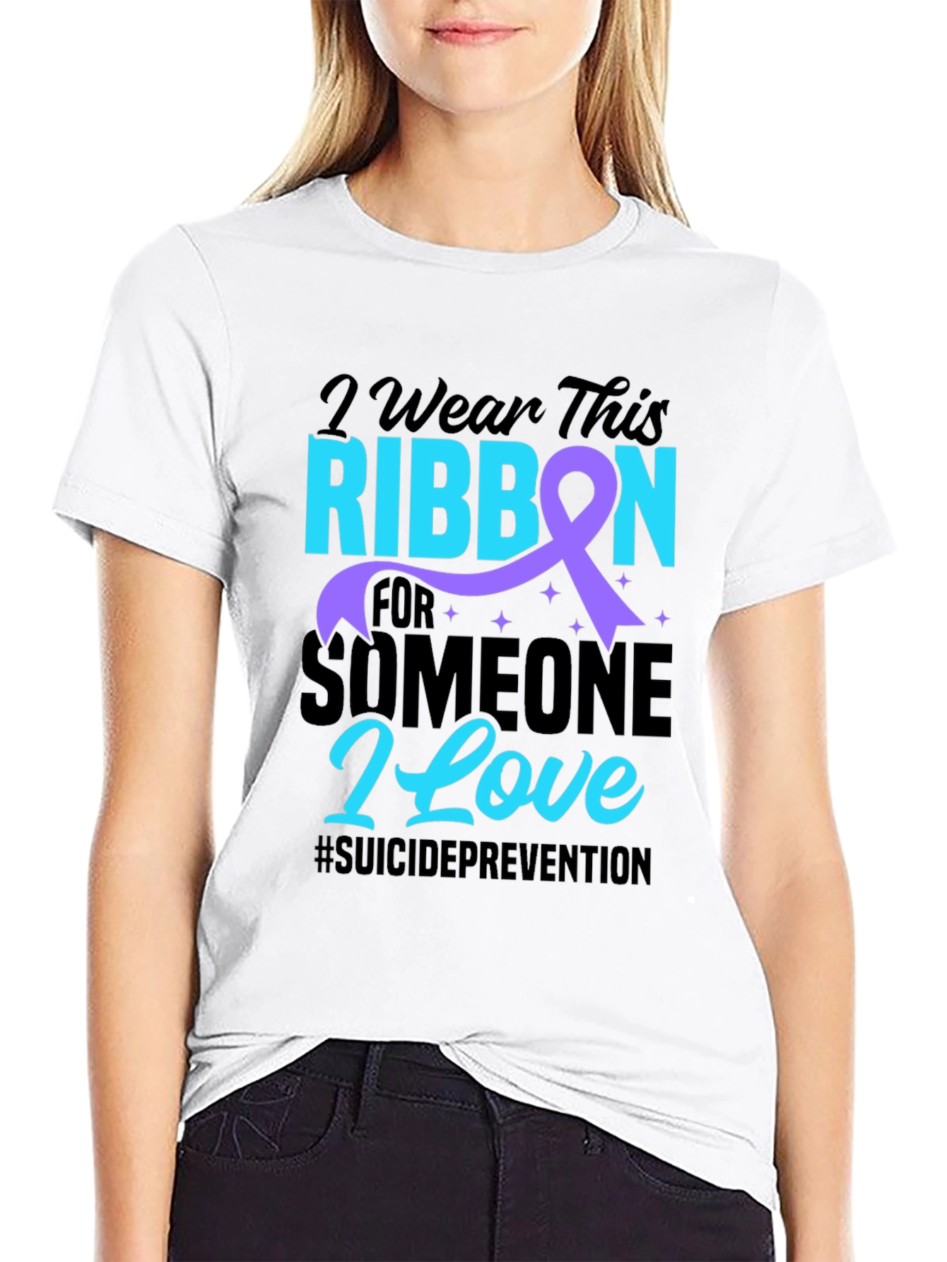 Suicide Prevention Ribbon T-Shirt