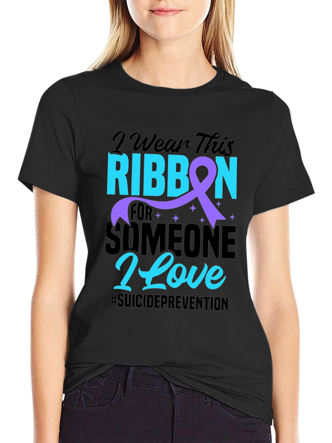 Suicide Prevention Ribbon T-Shirt