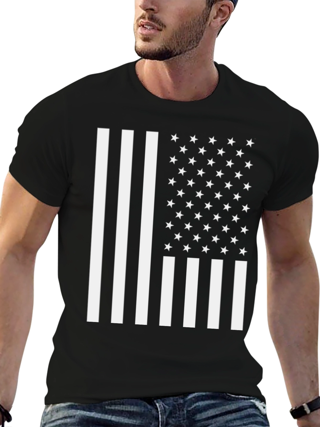 American Flag Graphic T-Shirt - Patriotic Pride