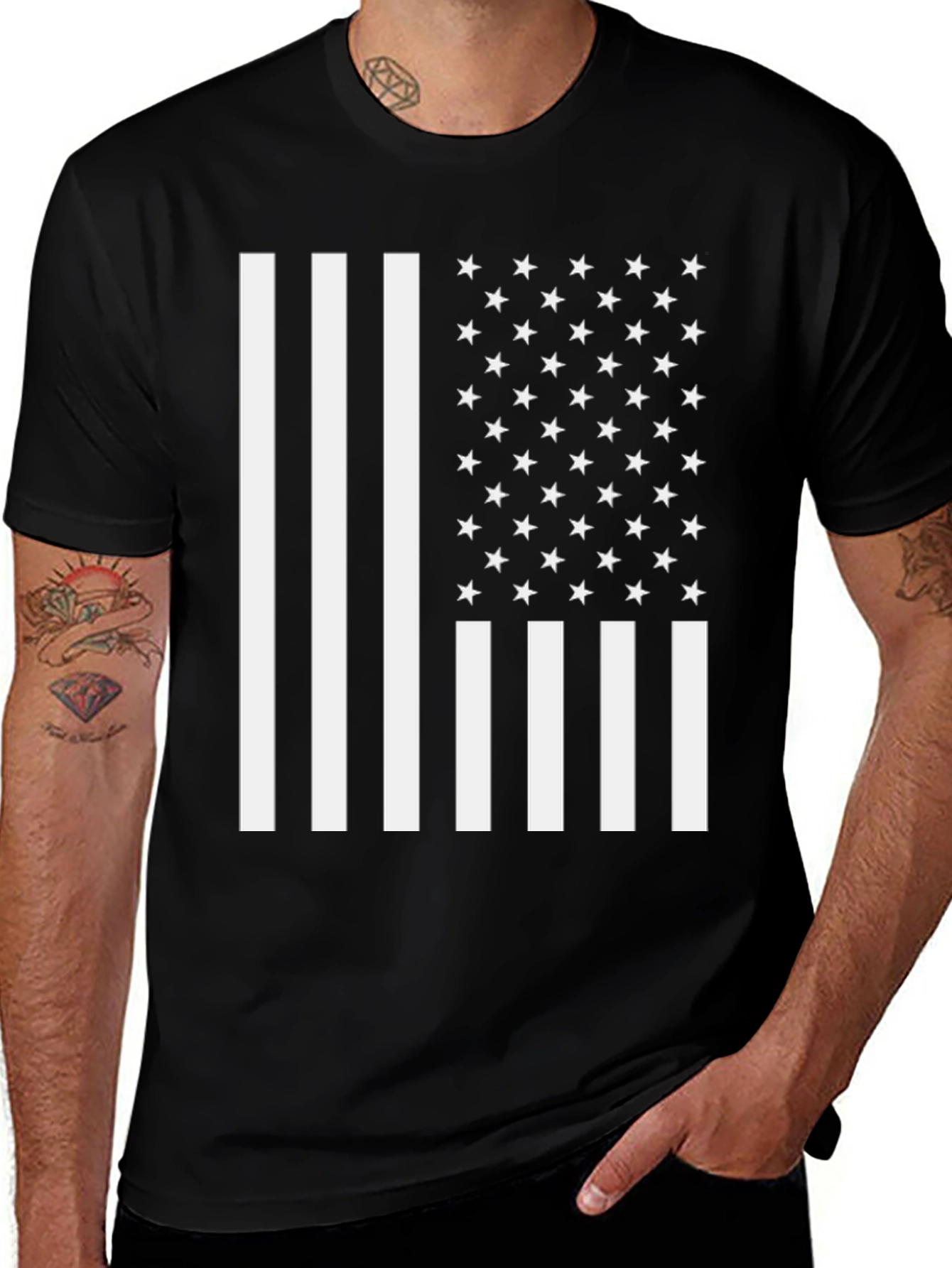 American Flag Graphic T-Shirt - Patriotic Pride