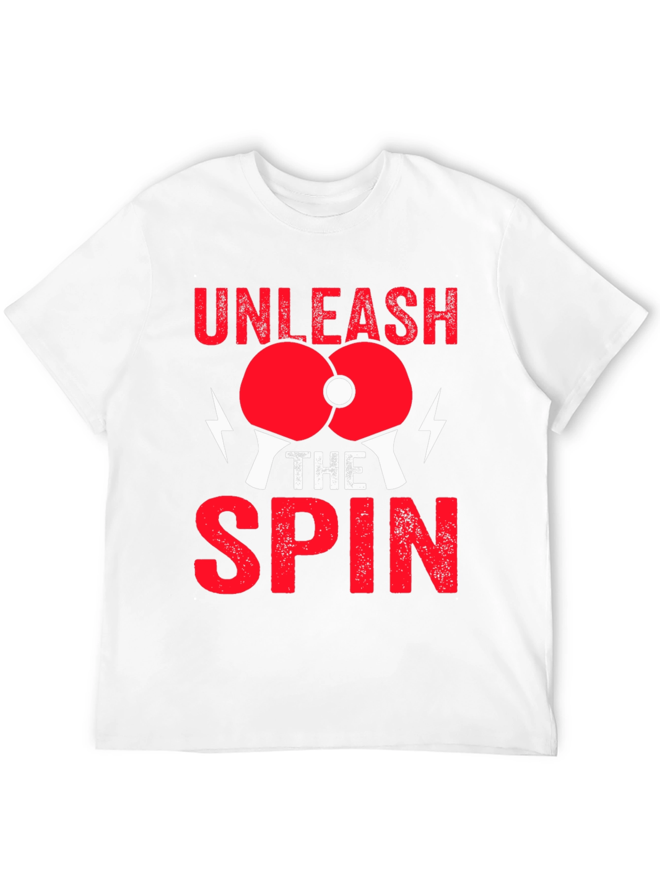 Unleash the Spin T-Shirt - Ping Pong Design