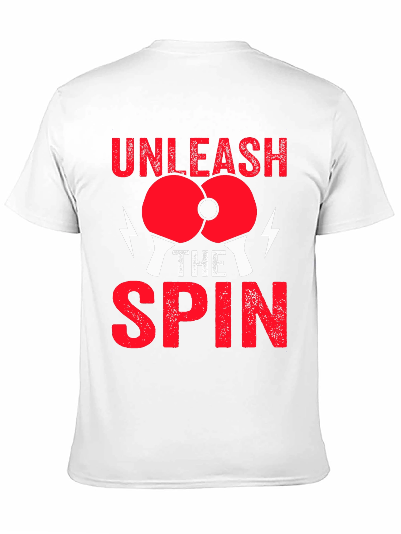 Unleash the Spin T-Shirt - Ping Pong Design