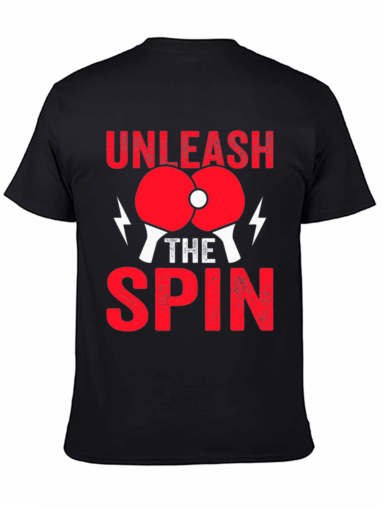 Unleash the Spin T-Shirt - Ping Pong Design
