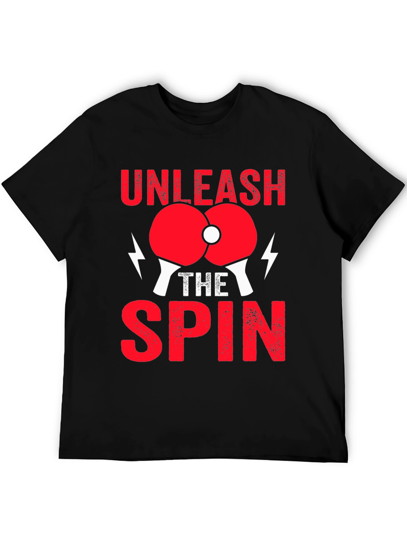 Unleash the Spin T-Shirt - Ping Pong Design