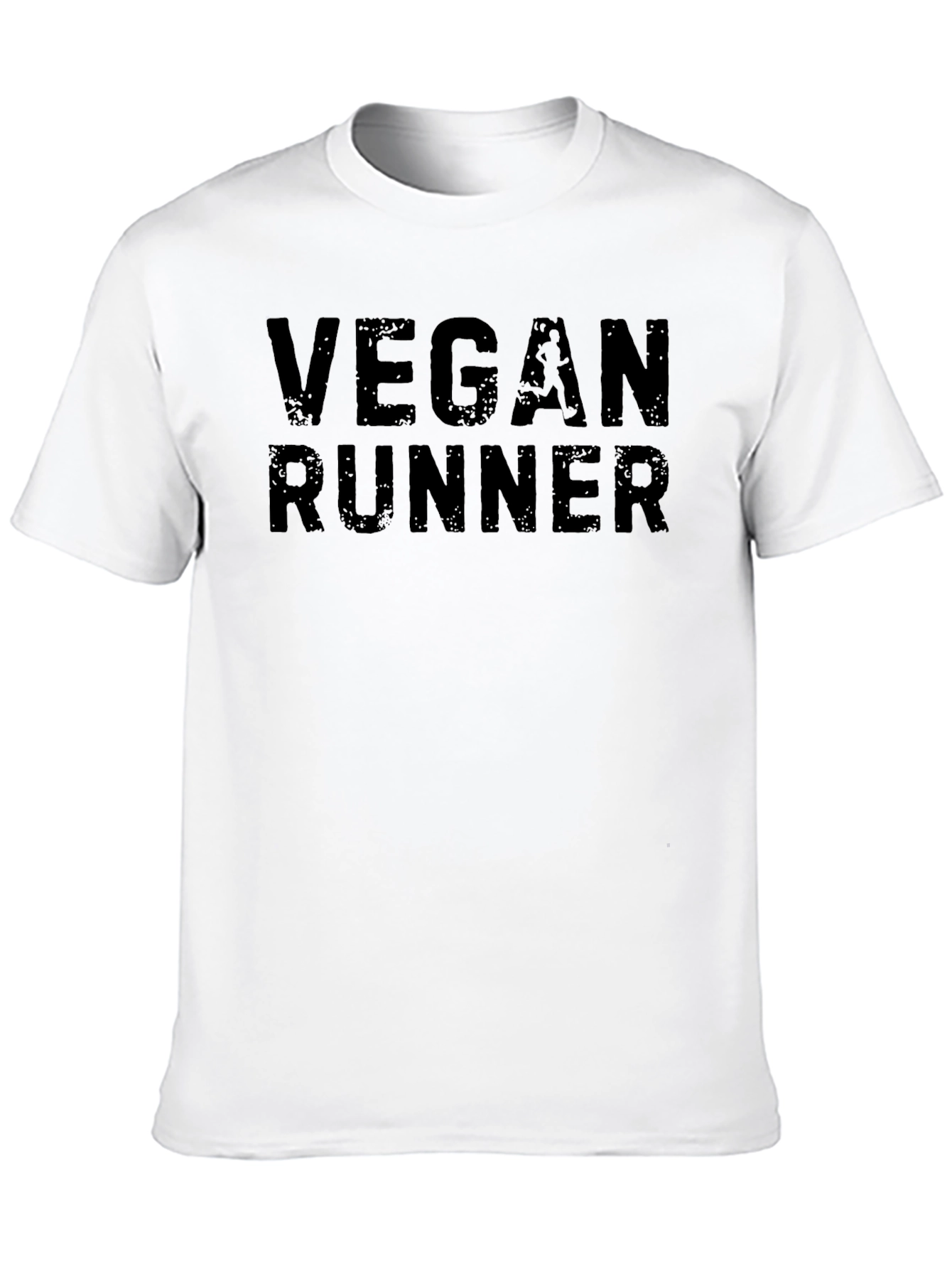 Vegan Runner T-Shirt - Black Athletic Tee