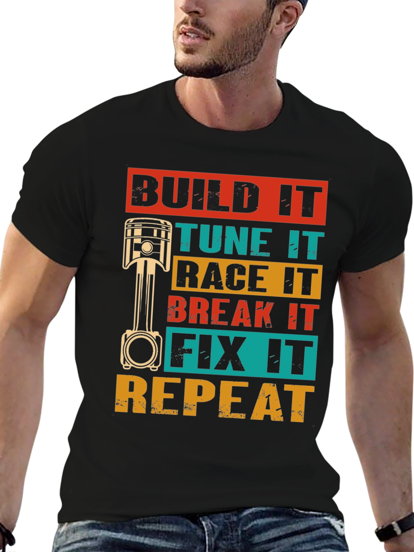 Build It Tune It Race It T-Shirt