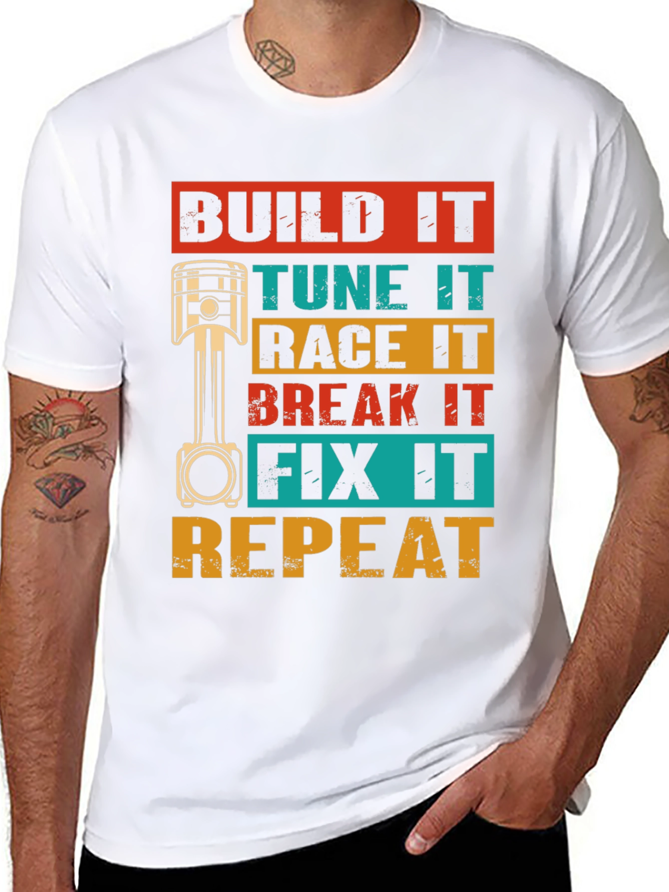 Build It Tune It Race It T-Shirt
