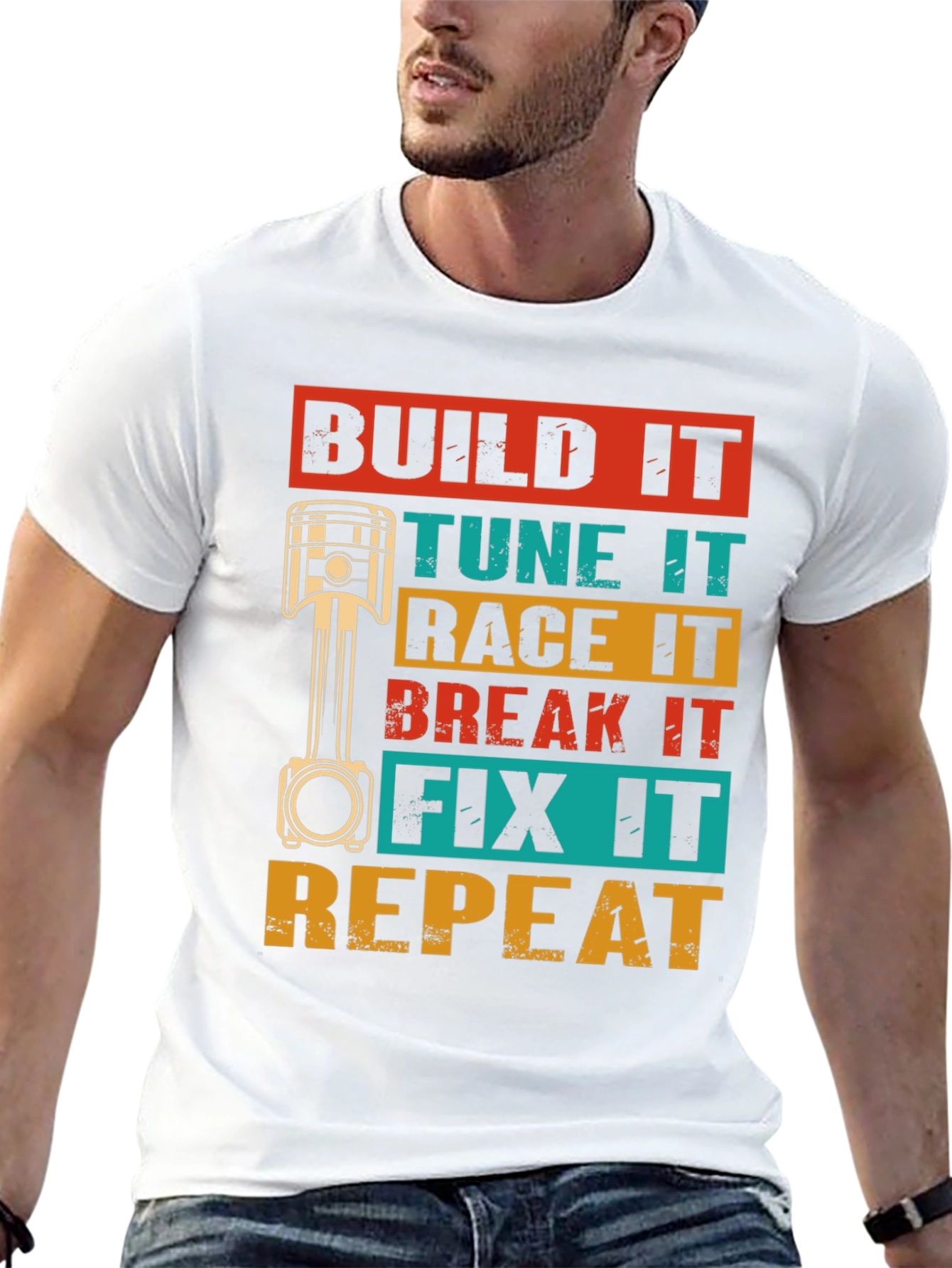 Build It Tune It Race It T-Shirt