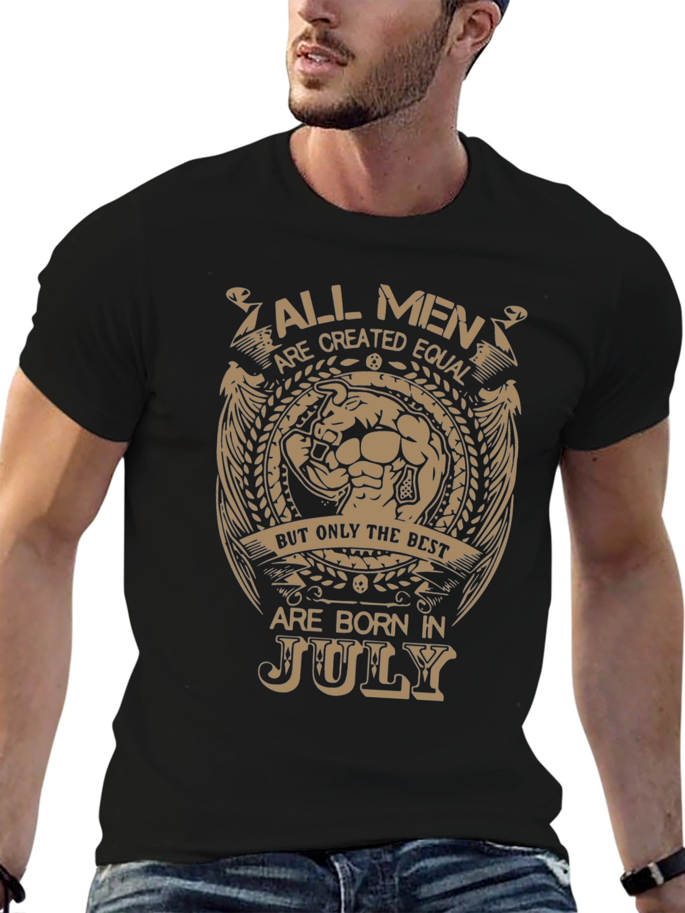 All Men Born In July T-Shirt