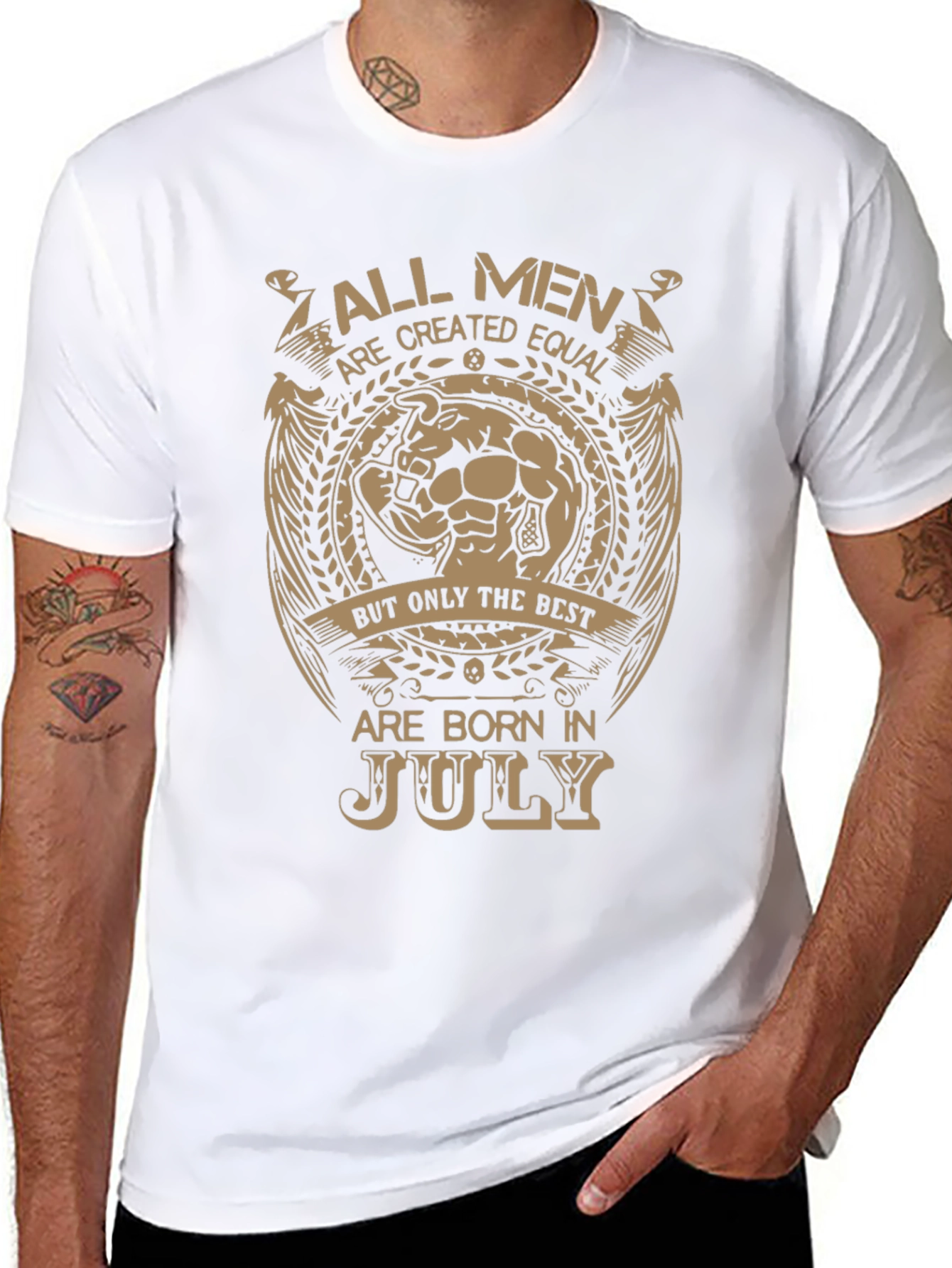 All Men Born In July T-Shirt