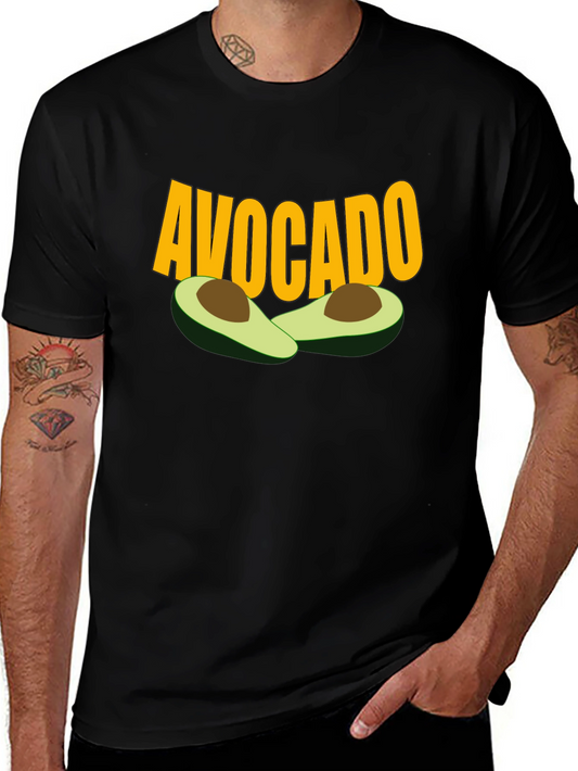 Avocado Graphic Tee - Trendy Fruit Lover Shirt