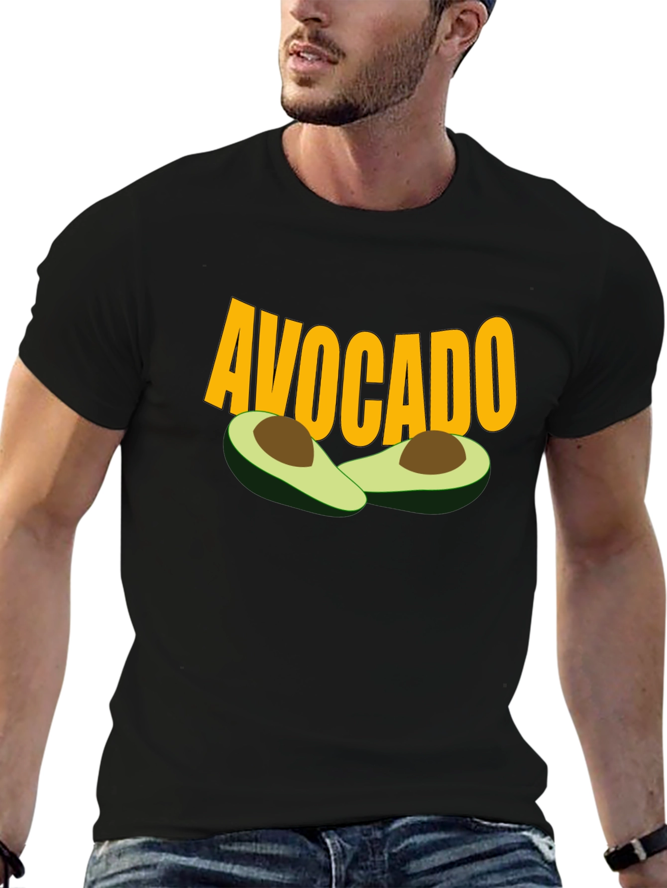 Avocado Graphic Tee - Trendy Fruit Lover Shirt