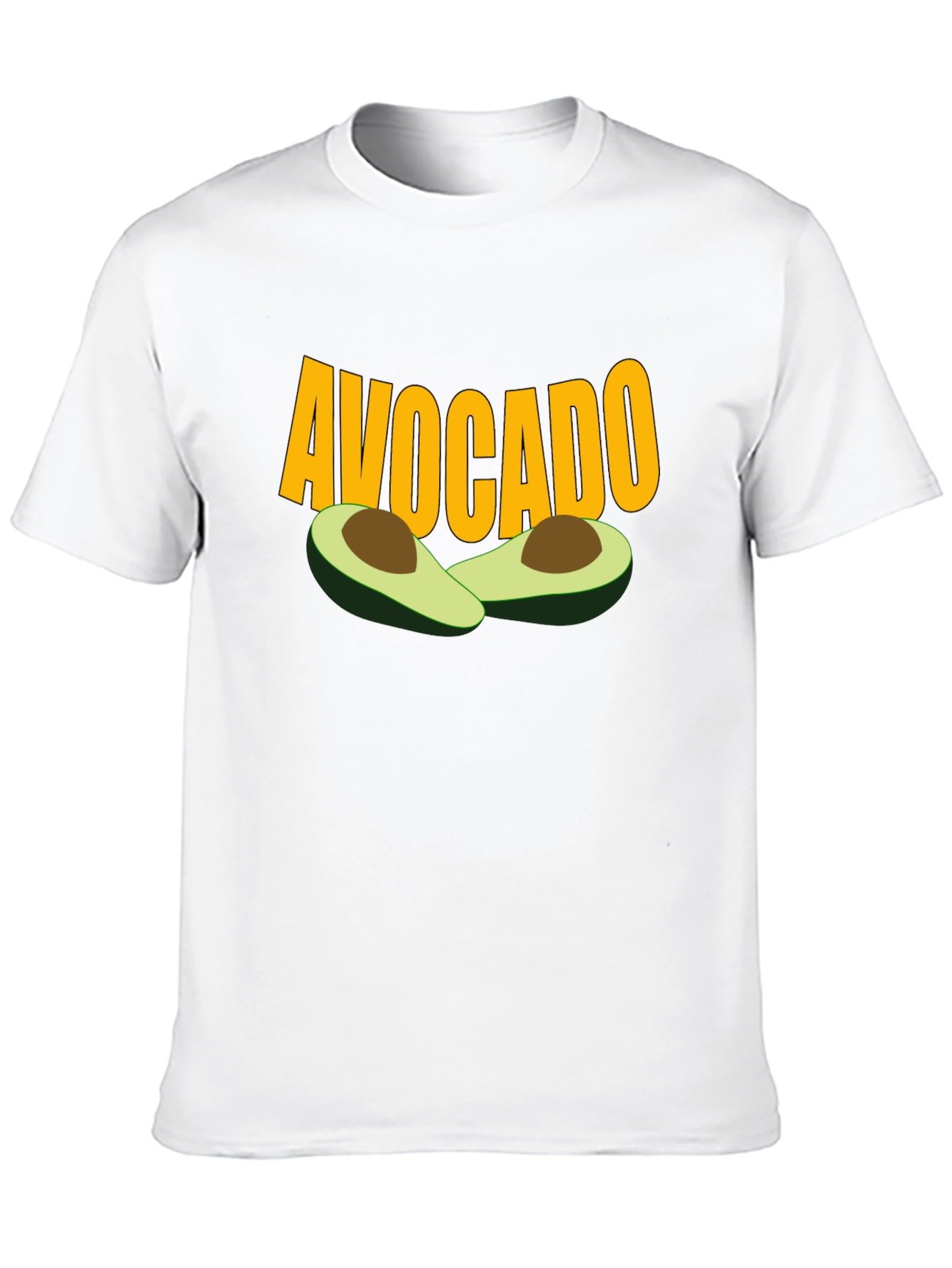 Avocado Graphic Tee - Trendy Fruit Lover Shirt