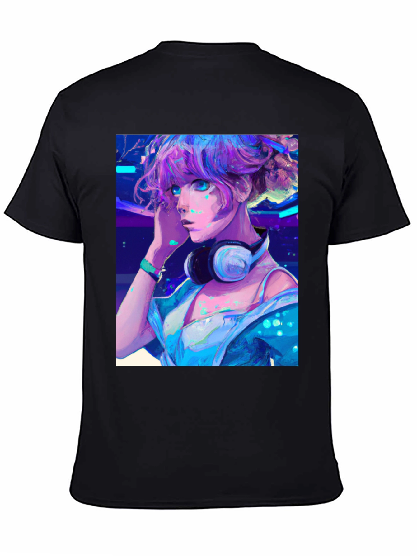 Anime Girl Graphic Tee - Cool Manga Shirt