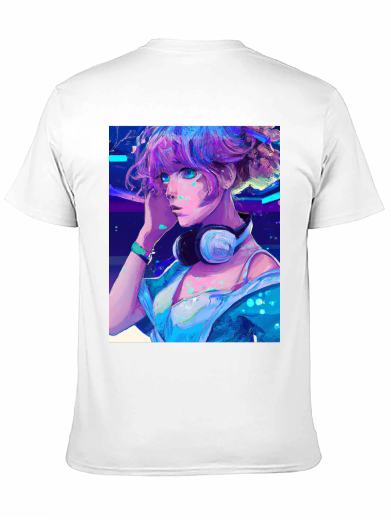 Anime Girl Graphic Tee - Cool Manga Shirt