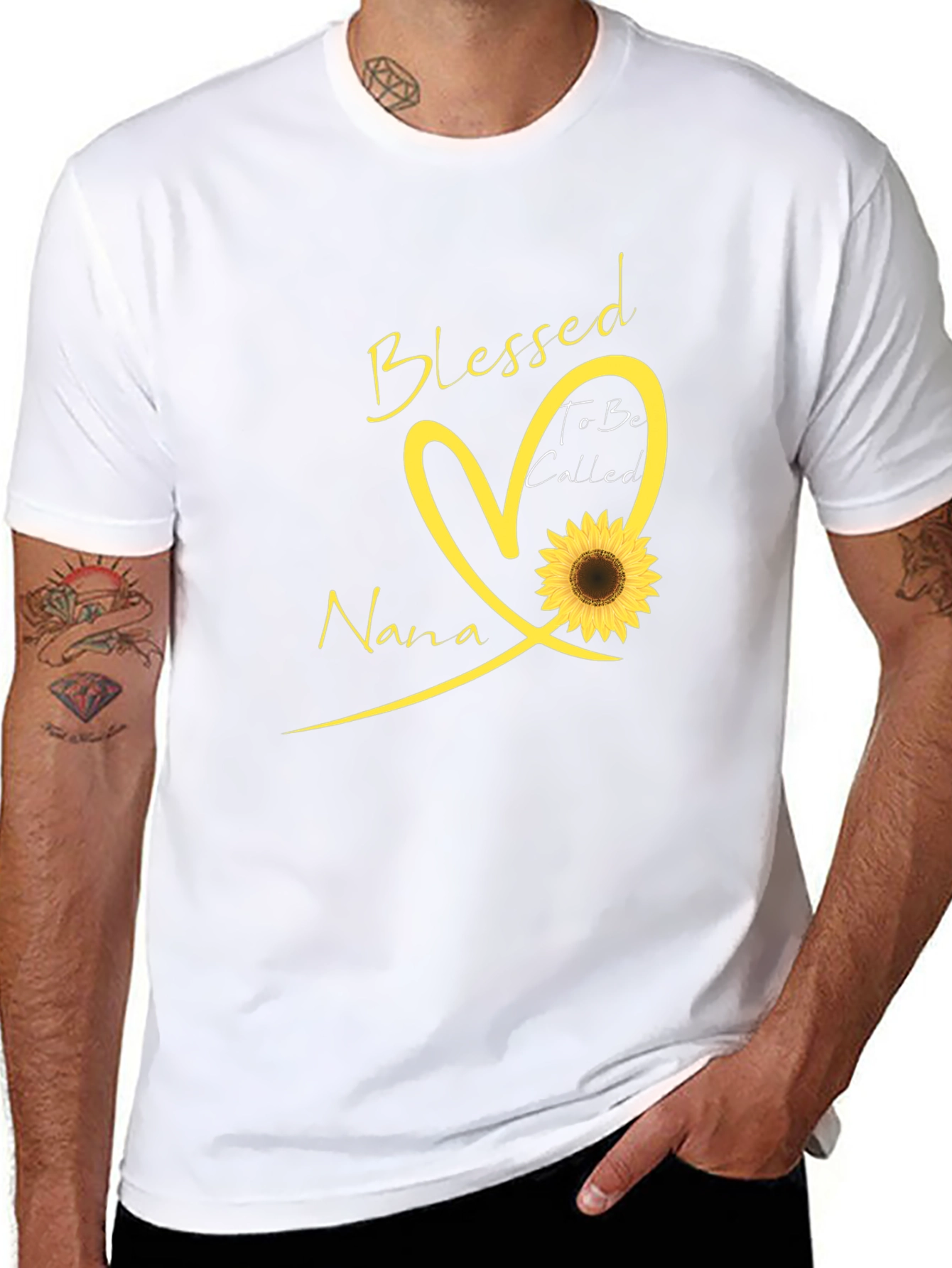 Blessed Nana Sunflower Graphic Tee