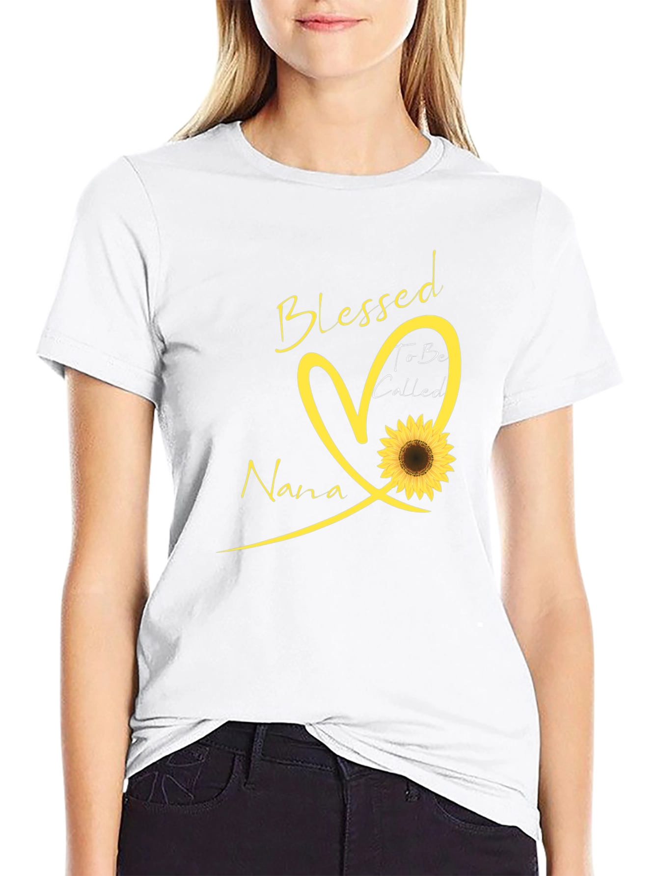 Blessed Nana Sunflower Graphic Tee