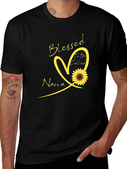 Blessed Nana Sunflower Graphic Tee