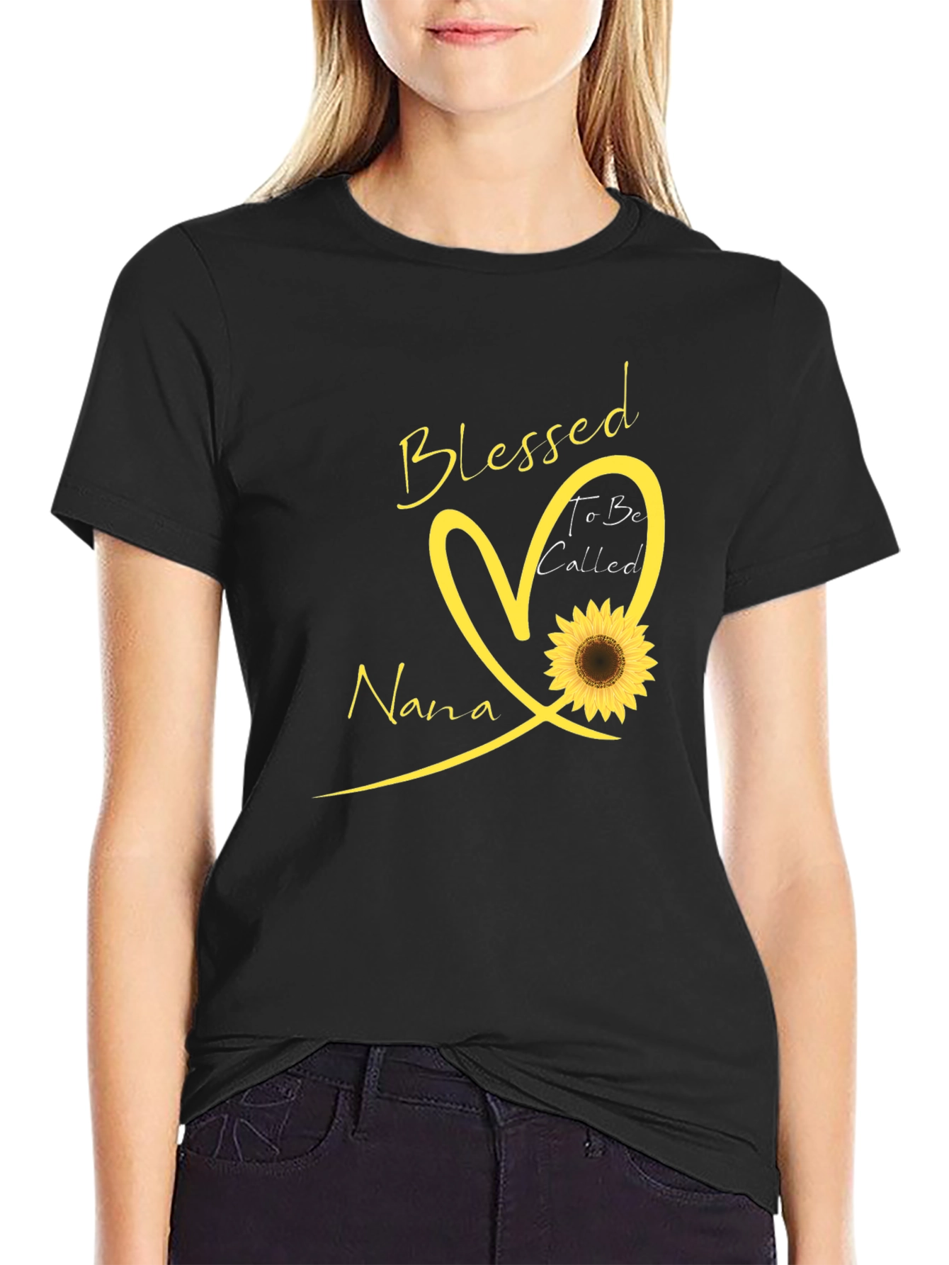 Blessed Nana Sunflower Graphic Tee