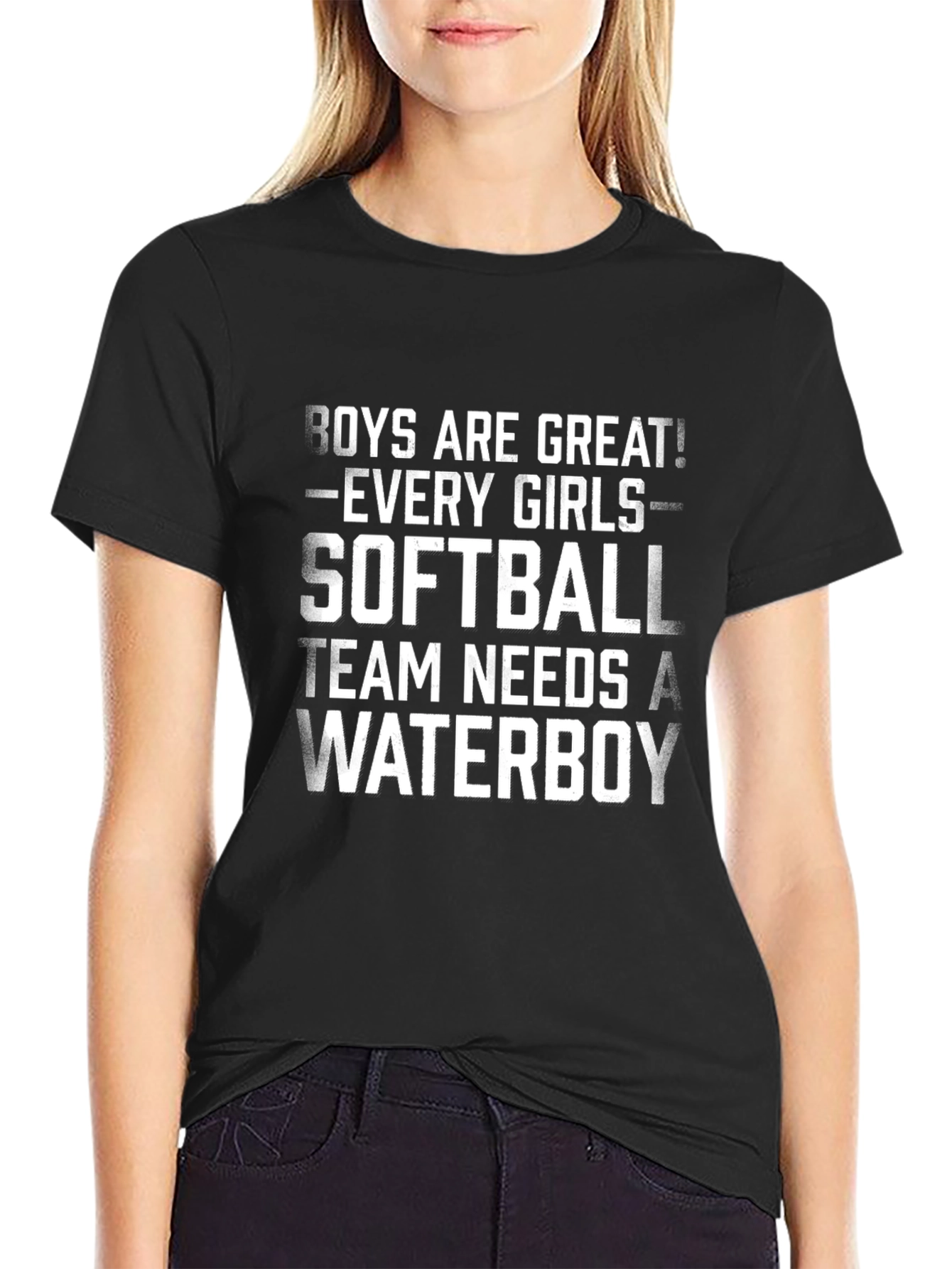 Boys Are Great Softball Waterboy T-Shirt