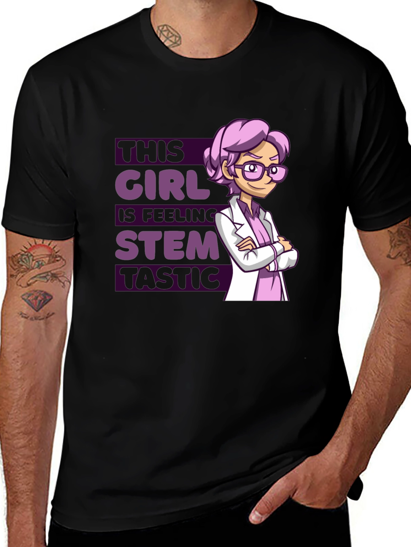 STEM Girl T-Shirt - Science Geek Fashion