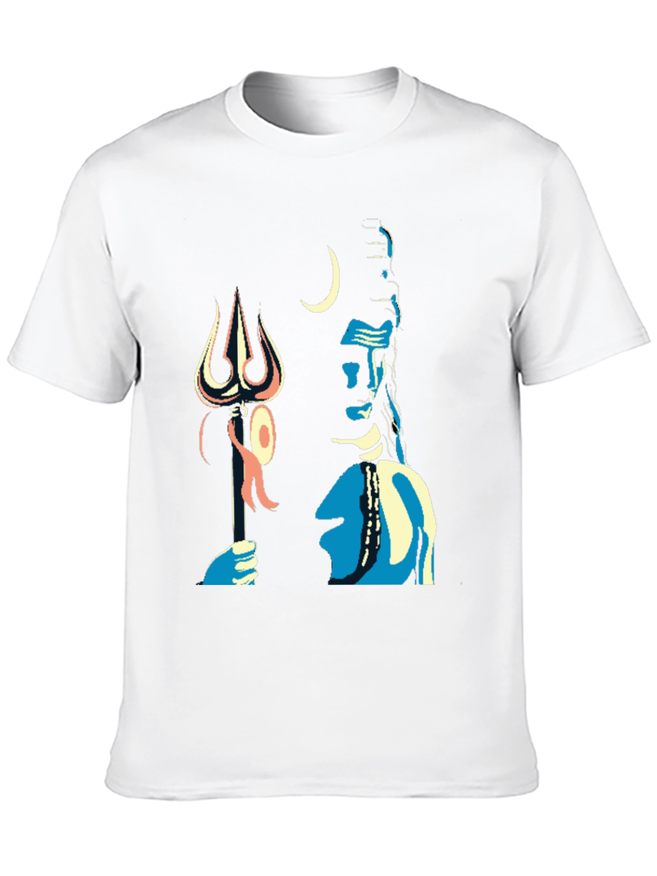 Shiva Graphic Tee - Black Cotton Blend