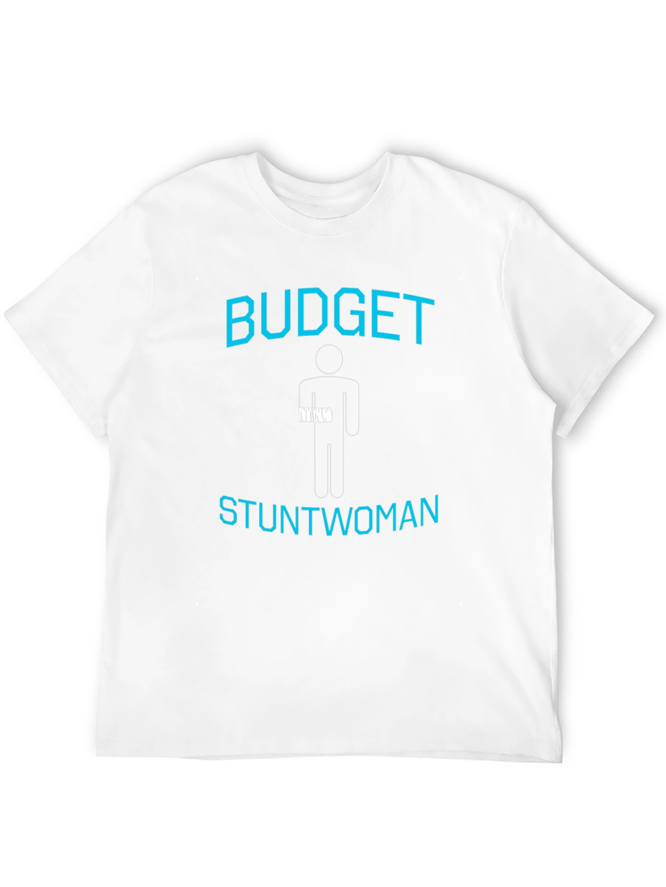 Budget Stuntwoman Graphic T-Shirt - Black