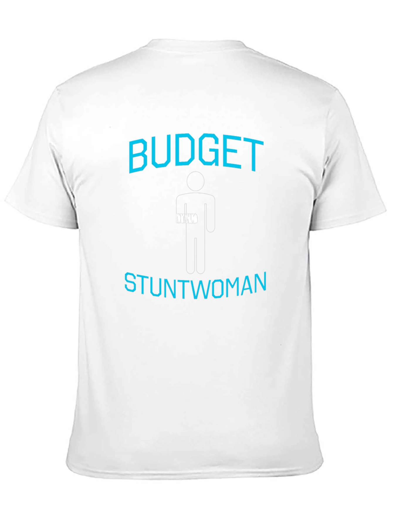 Budget Stuntwoman Graphic T-Shirt - Black