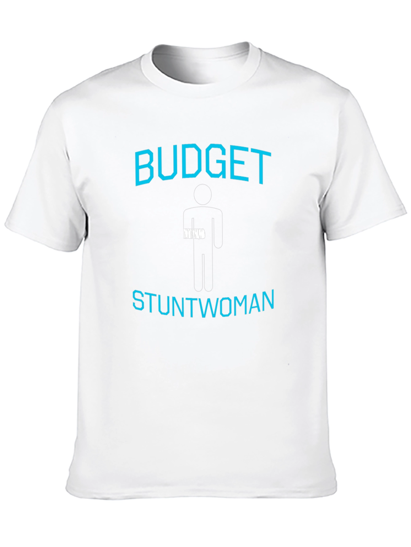 Budget Stuntwoman Graphic T-Shirt - Black
