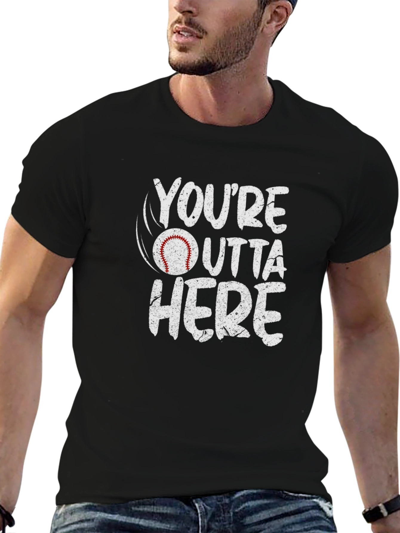 Youre Outta Here Baseball Graphic Tee