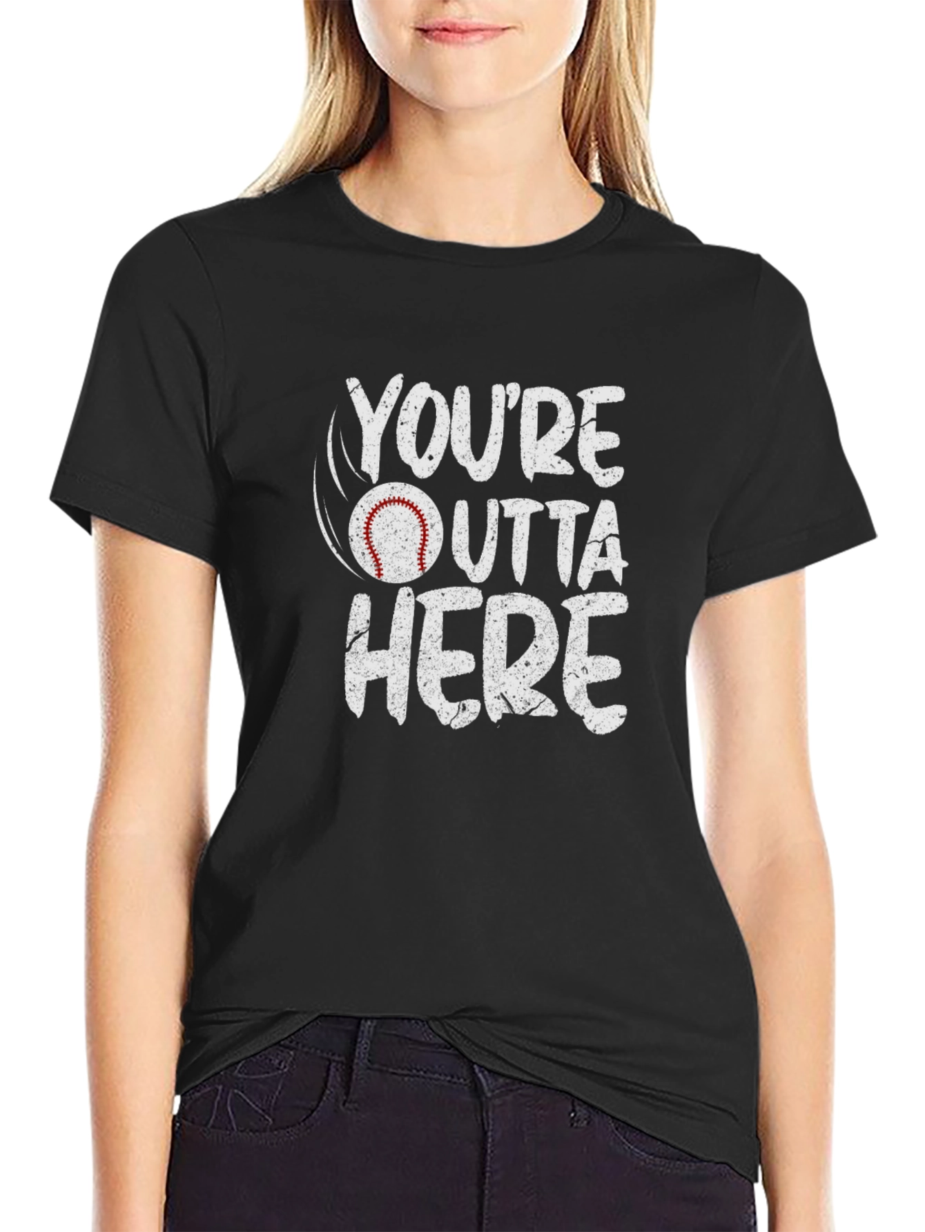 Youre Outta Here Baseball Graphic Tee