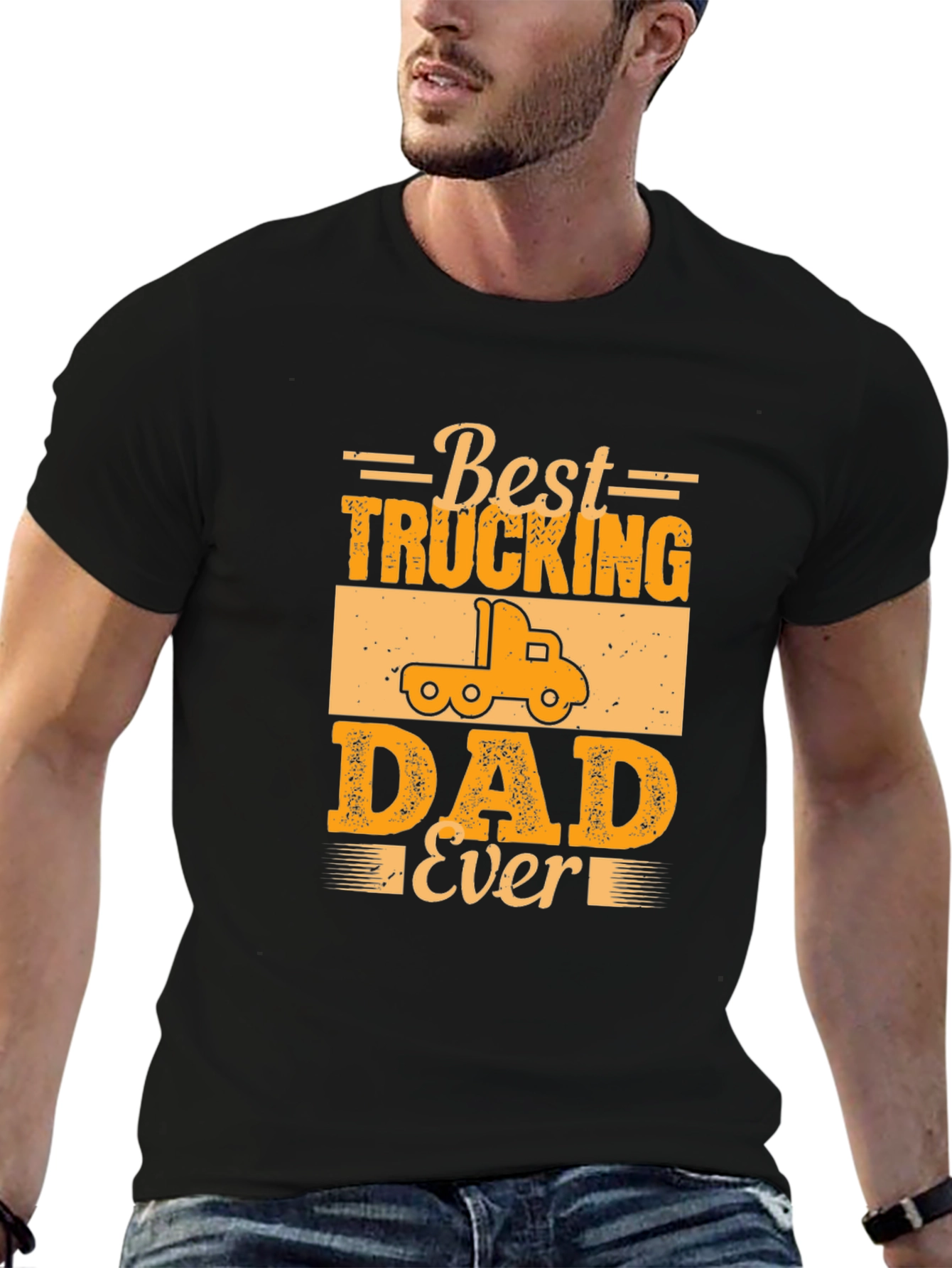 Best Trucking Dad Ever T-Shirt