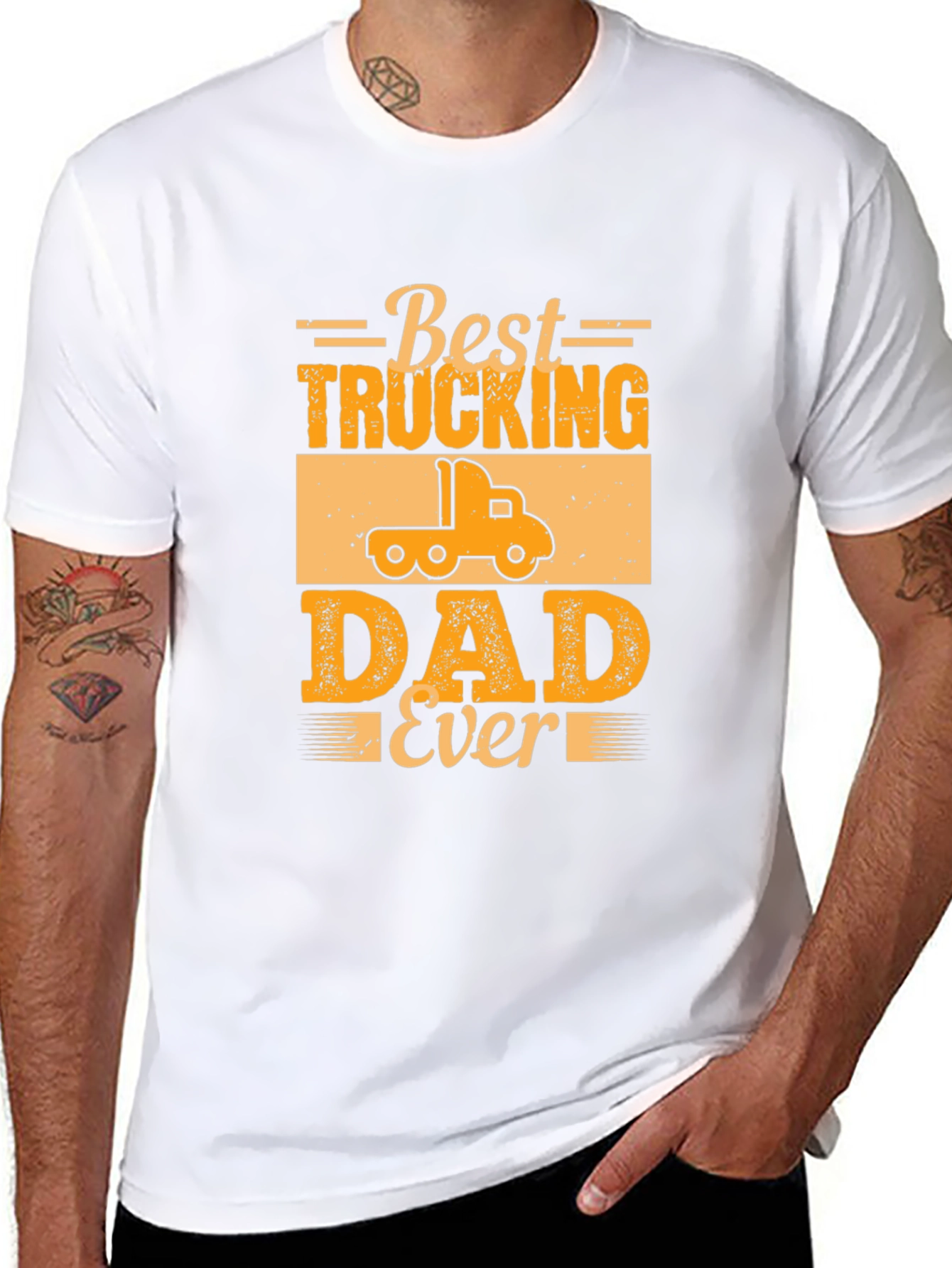Best Trucking Dad Ever T-Shirt