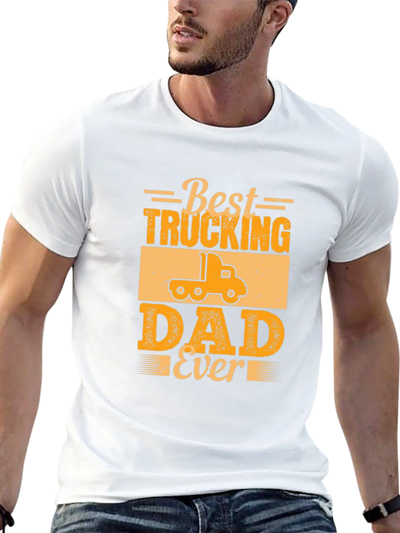 Best Trucking Dad Ever T-Shirt