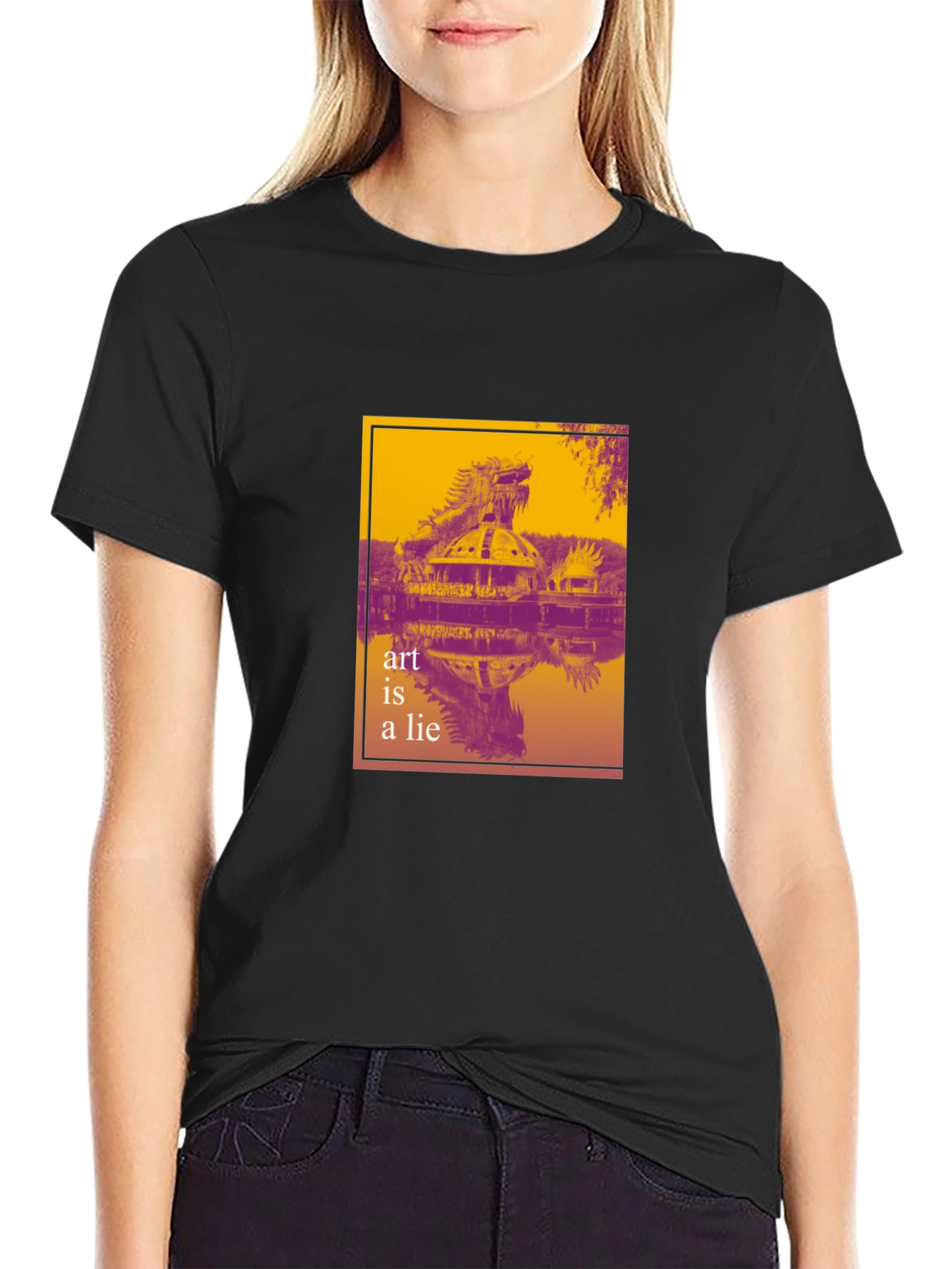 Art is a Lie Graphic T-Shirt
