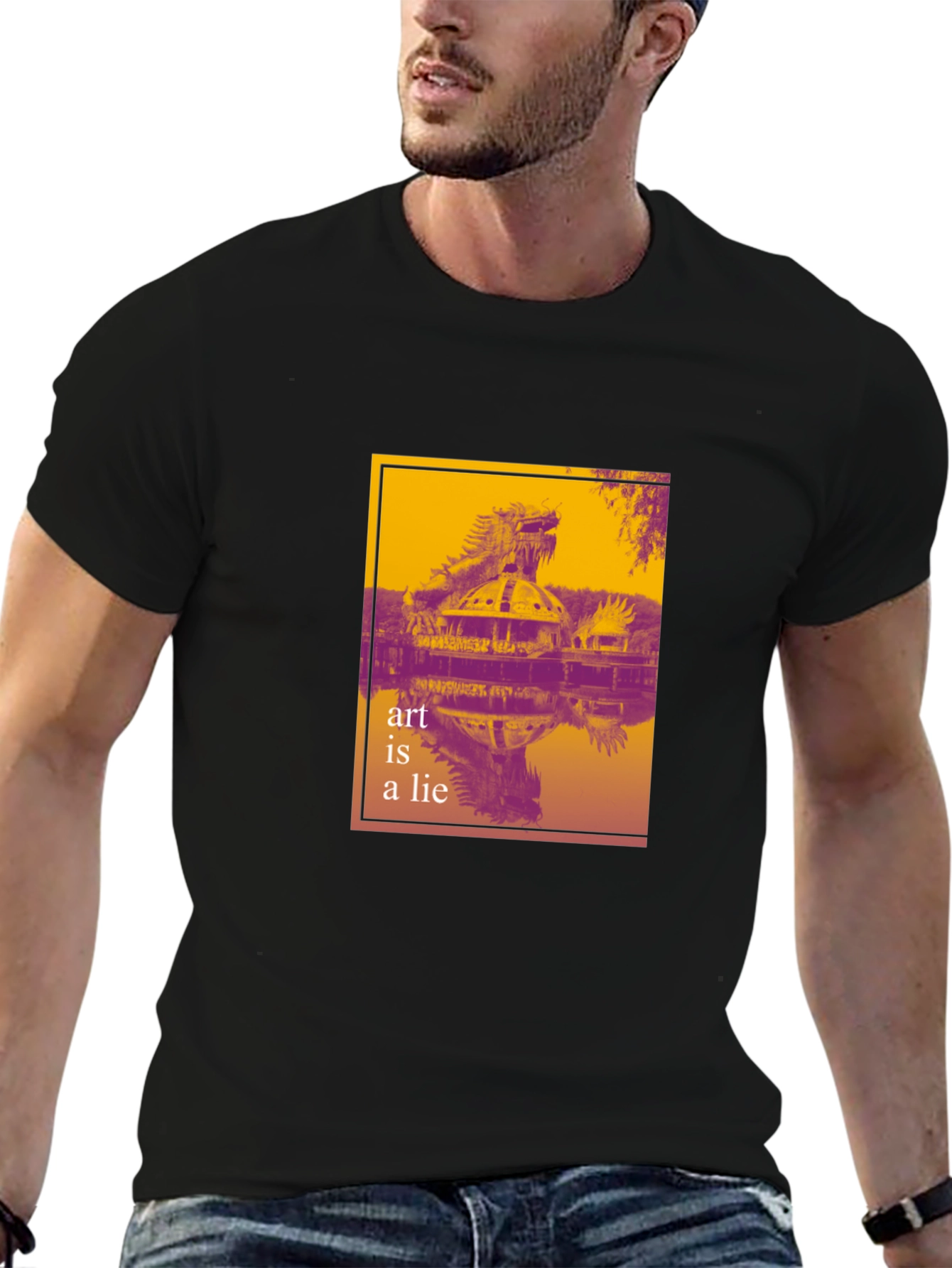 Art is a Lie Graphic T-Shirt