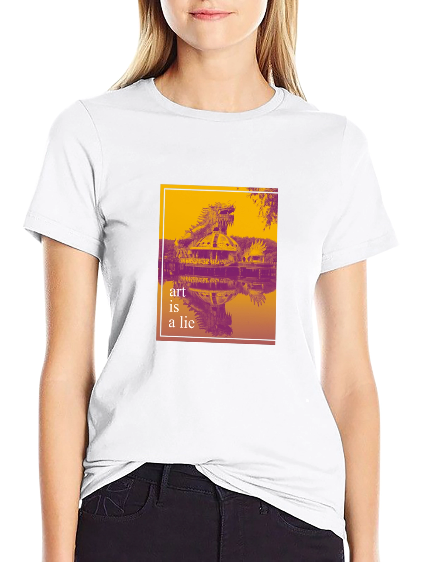 Art is a Lie Graphic T-Shirt