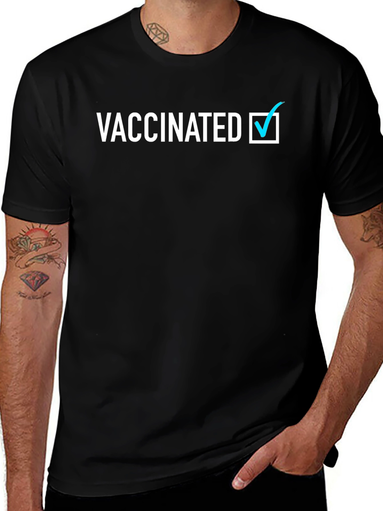 Vaccinated Tee - Pro Vaccine Awareness