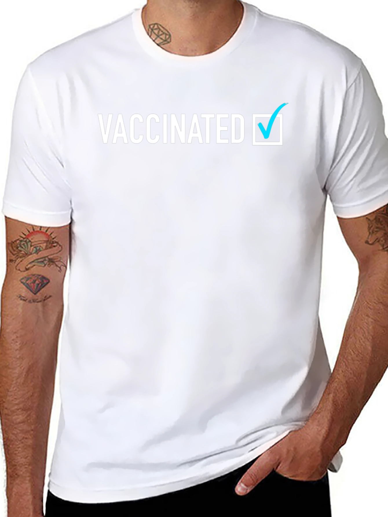 Vaccinated Tee - Pro Vaccine Awareness