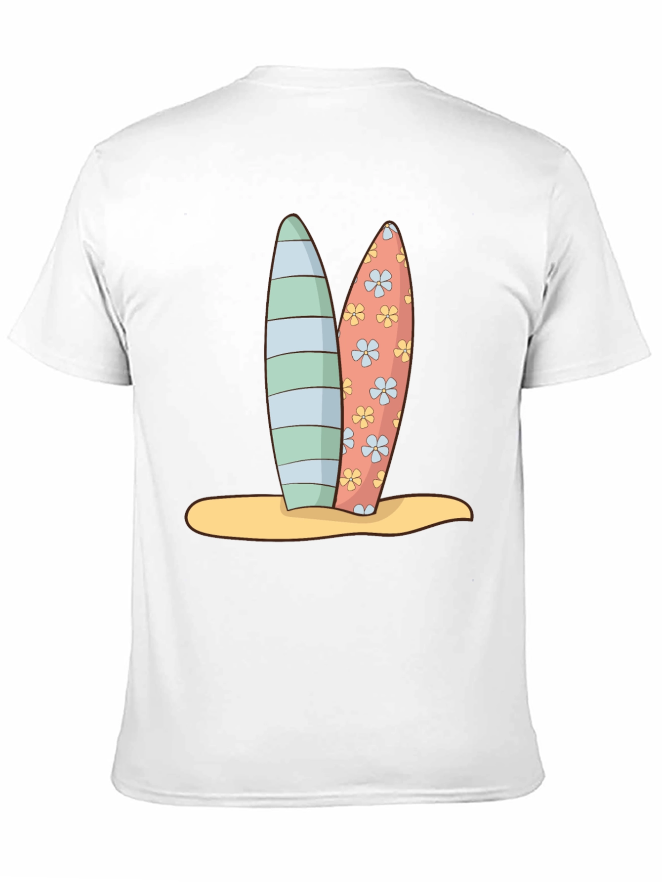 Surfboard Graphic Tee - Beach Vibes