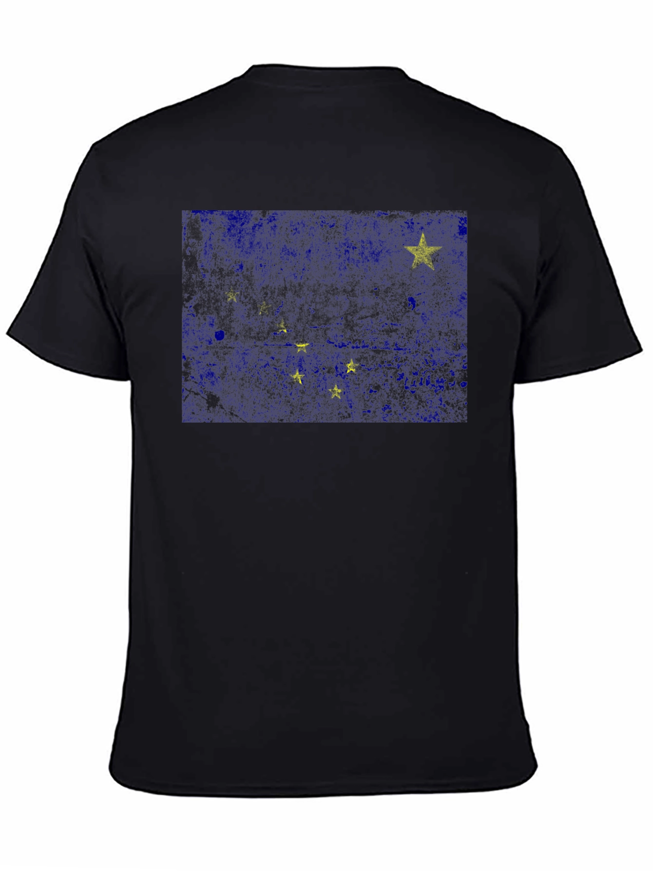 Alaska State Flag Black T-Shirt