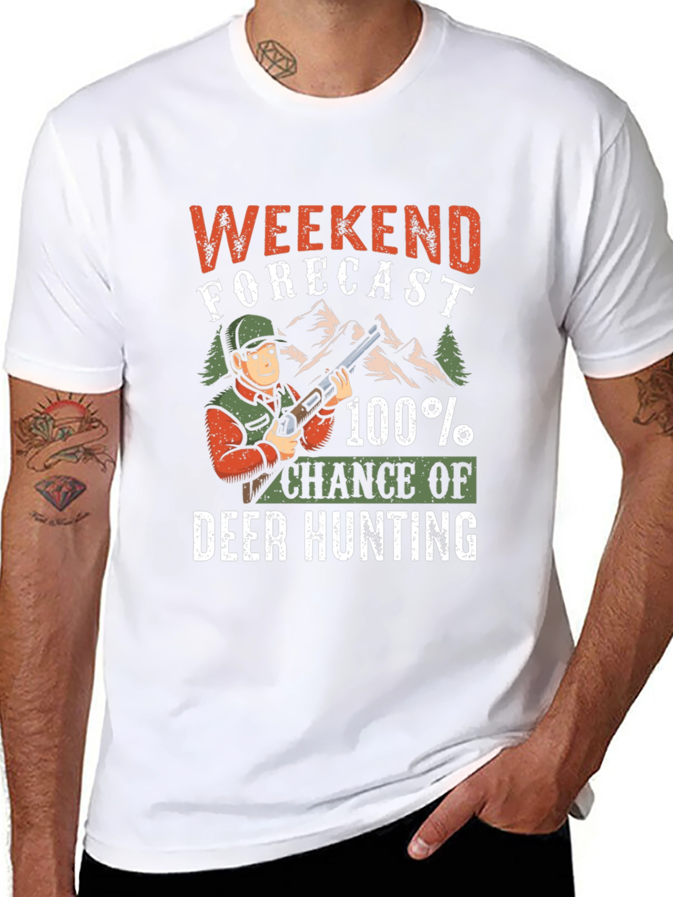 Weekend Forecast Deer Hunting T-Shirt