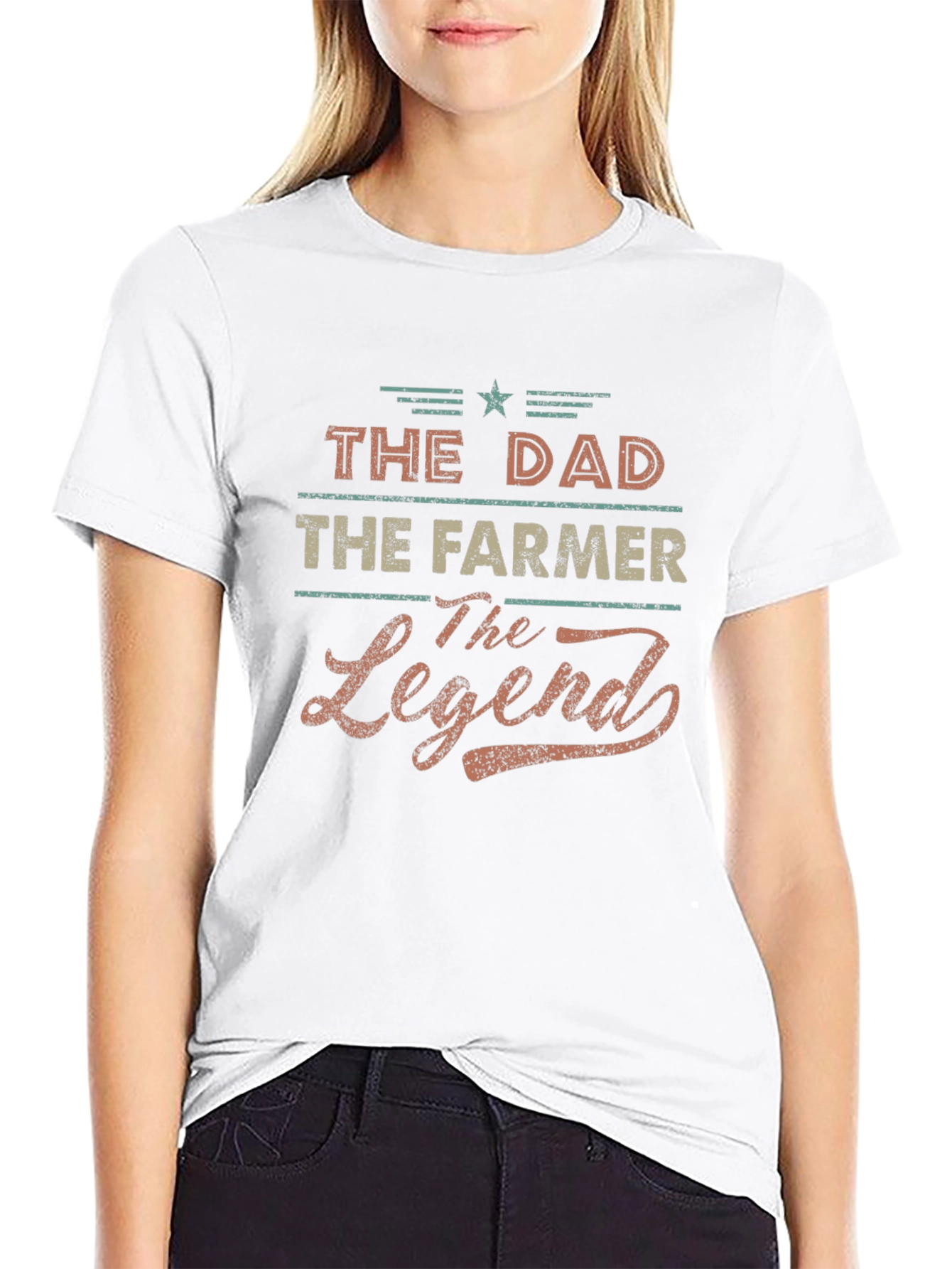 The Dad The Farmer The Legend Graphic Tee