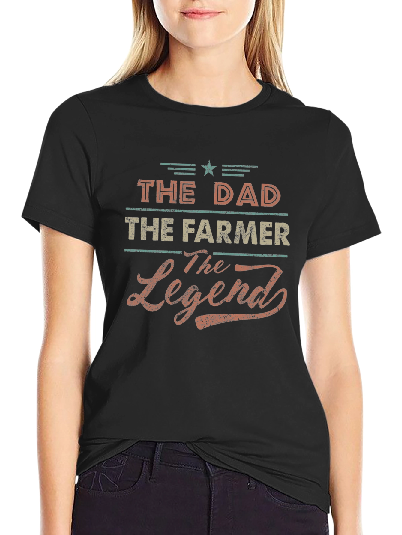 The Dad The Farmer The Legend Graphic Tee